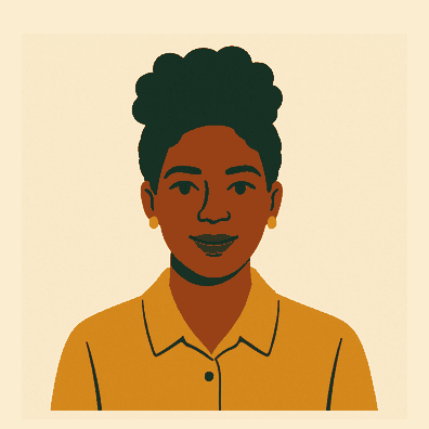 Illustrated portrait of Kia Bell